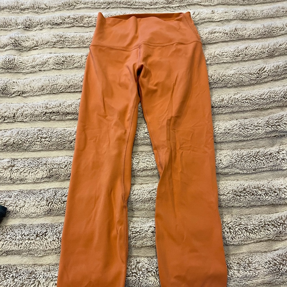 Lululemon Align High Rise pant, 25” in Rust color